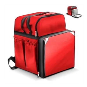 Mochila Bag 45l Vermelha Motoboy Entrega Pizza Lanche